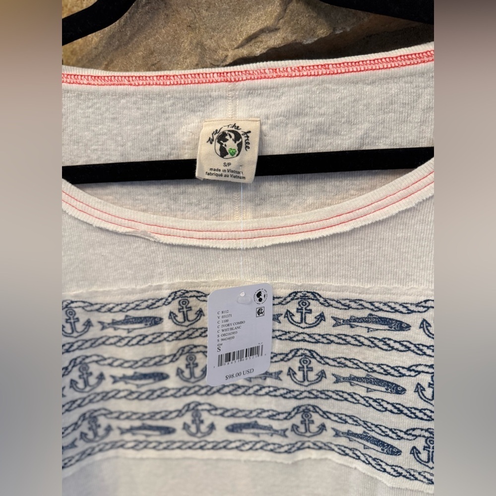 NWT Free People High Seas Tee - Picture 7 of 8